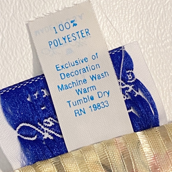 Nancy King Lingerie Yellow Pink Floral Silky Gown - Picture 7 of 9